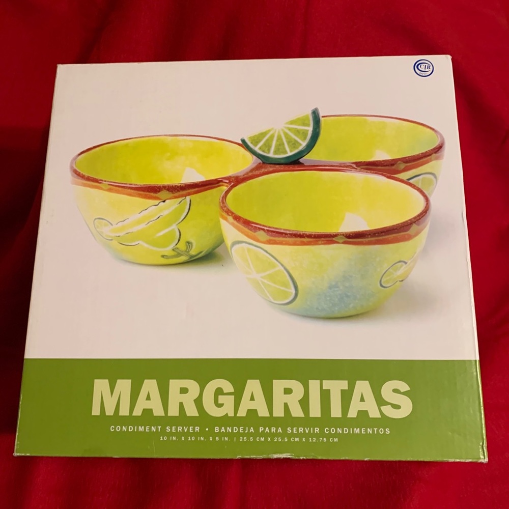 “Margarita” Condiment Serving Dish